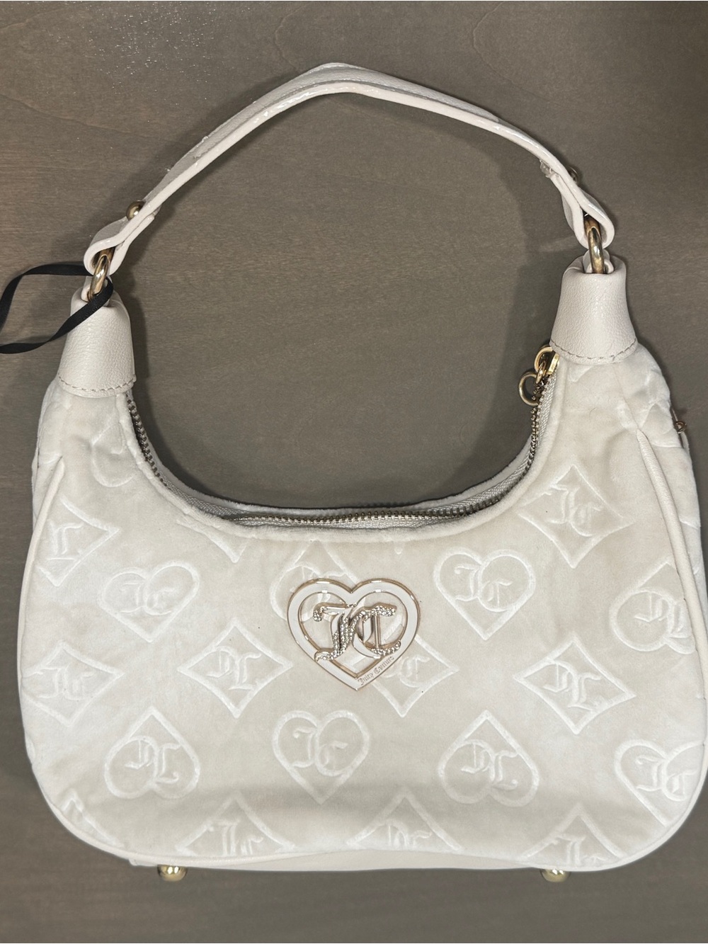 Juicy Couture Glitzed Out Small Hobo Bag.